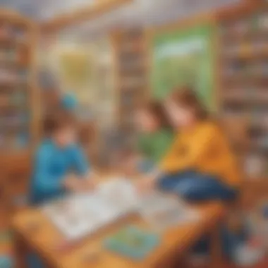 Where Learning Meets Play: Interactive Learning with Educational Games Illustration symbolizing the intersection of learning and fun through educational games
