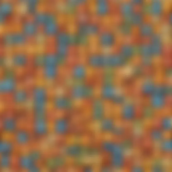 Creative depiction of colorful letter blocks forming words in an online game
