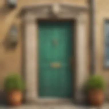 Whimsical Knock Knock Door Illustration of Knock Knock Door