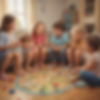 Social Skills Development Through Play Children engaged in a fun group game promoting social skills
