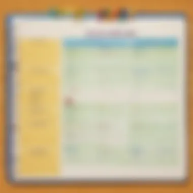 Structured lesson plan layout for young learners