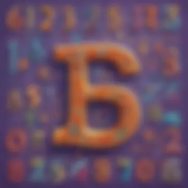 Artistic depiction of numerical symbols transforming into creative elements