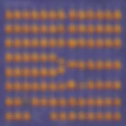 Visual representation of double digit multiplication techniques