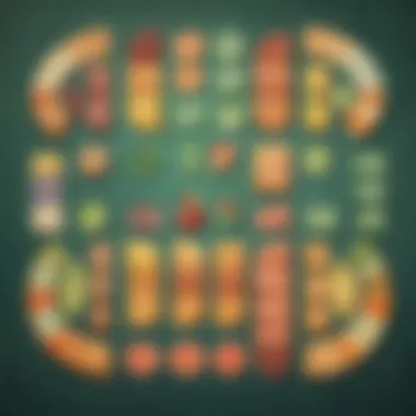 Illustration depicting equivalent fractions with different denominators