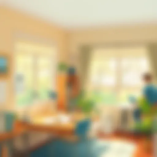 The Importance of a Calm Study Space A serene study environment with natural light