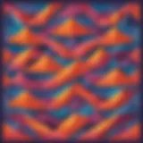 Illustration of a geometric pattern representing division concepts