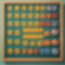 Visual representation of addition and subtraction concepts