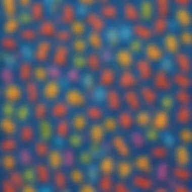 Vibrant Multiplication Symbols Illustration of colorful multiplication symbols