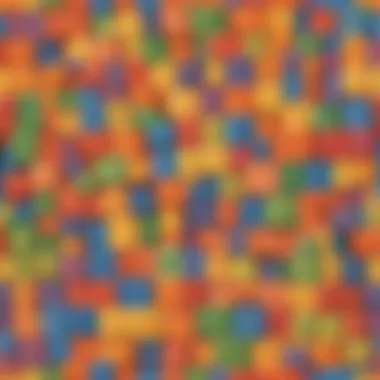 Engaging Counting Blocks for Early Learners Colorful counting blocks arranged for young learners