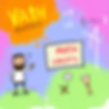 Visual representation of math concepts through drawings