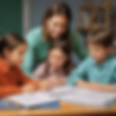 Parental Involvement in Math Education Parents assisting children with math homework