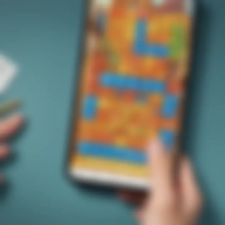 Mind Bender puzzle game on a phone screen