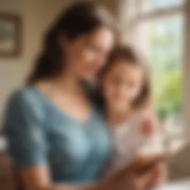 A Tender Mother-Daughter Bond Cherished Mother-Daughter Moment