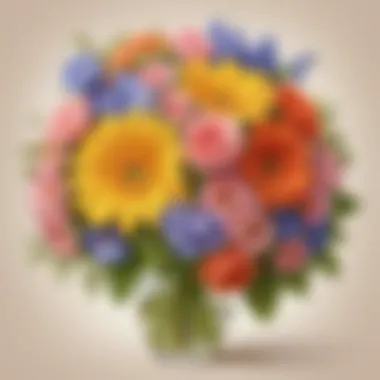 A beautiful bouquet symbolizing appreciation and gratitude