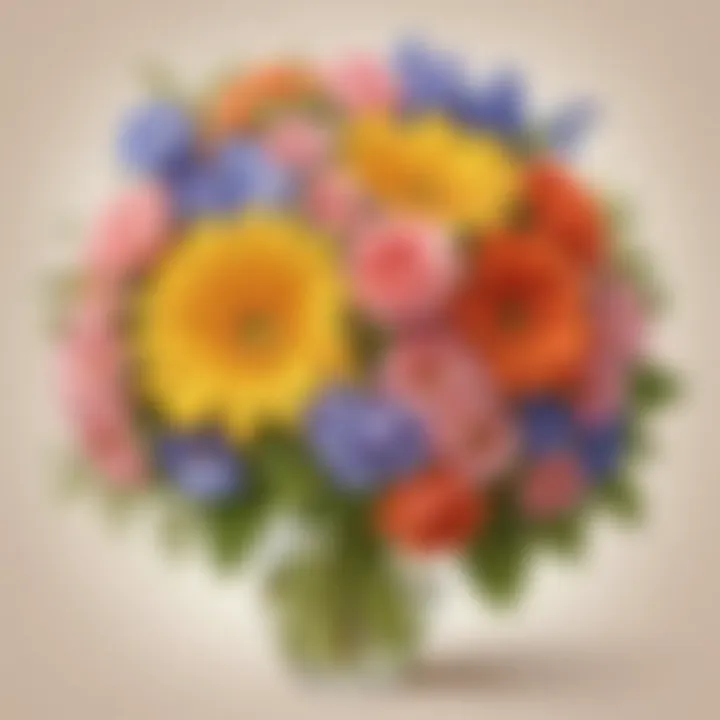 A beautiful bouquet symbolizing appreciation and gratitude