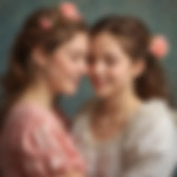 Poetic expressions of love between a mother and daughter