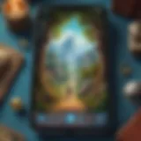 Mystical Quest game on a phone screen