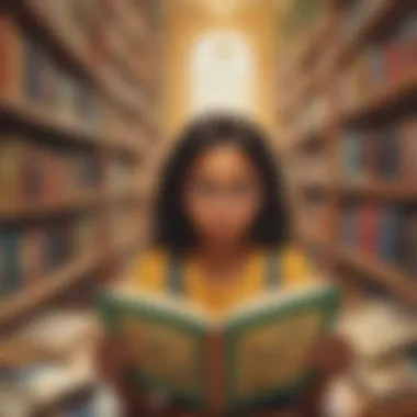 Diverse Themes in Non-Fiction Literature An illustration showcasing diverse themes in non-fiction literature