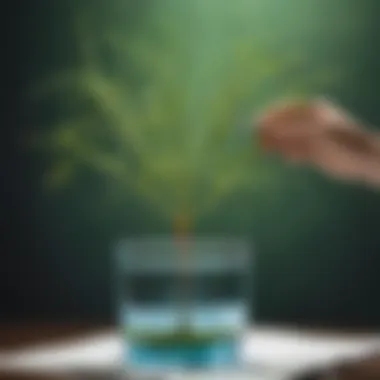 Plant Capillary Action Experiment Observing Capillary Action in Plants