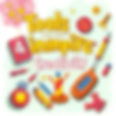 Colorful educational tools for young children