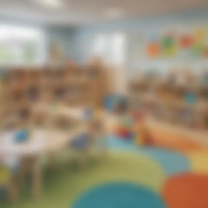 Preschool classroom layout design for active engagement