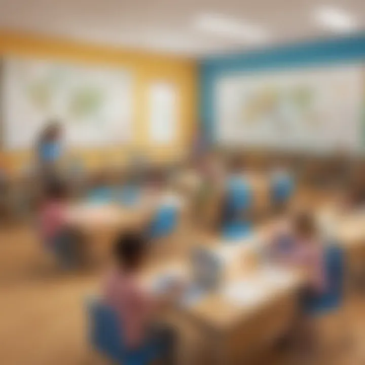 Engaging Virtual Classroom Environment for Kindergarteners