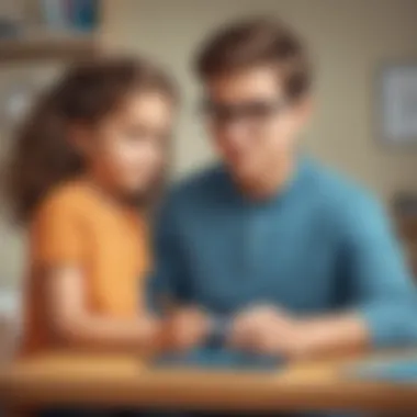 Parental control settings for a safe digital learning environment