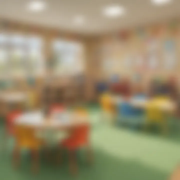 A bright and inviting classroom setting filled with educational resources focused on literacy