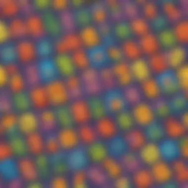Colorful Math Game Cards for Early Learners Colorful math game cards designed for kindergarteners