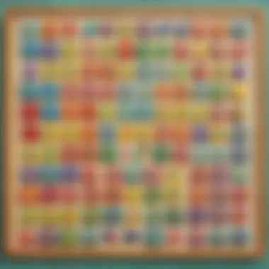 Interactive Math Game Layout for Learning Interactive math game layout showcasing various educational tools