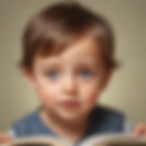 Young child with a puzzled expression