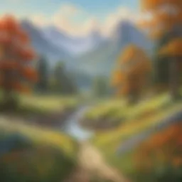 A serene landscape depicting nature's beauty, symbolizing gratitude