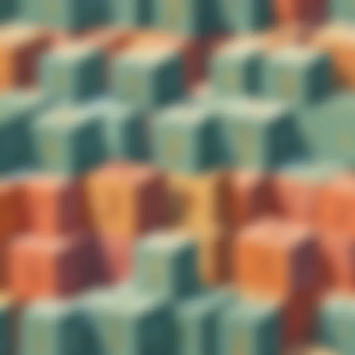 Visual representation of rational numbers as building blocks forming a strong foundation