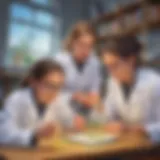 Young learners engaged in a science experiment
