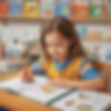 Variety of Learning Activities Different types of workbooks showcasing varied activities