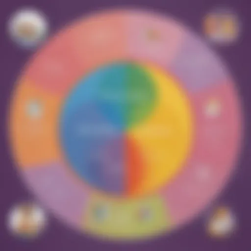 Colorful Venn diagram illustrating overlapping categories for children