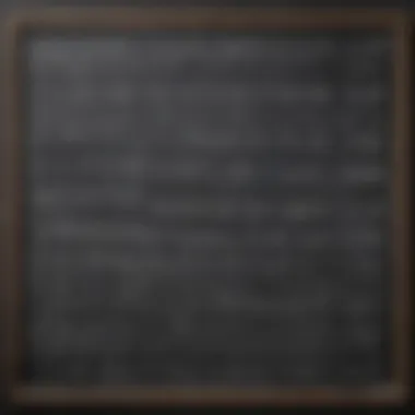 Illustration of mathematical equations on a chalkboard