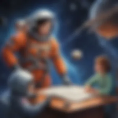 Space Exploration Trivia Illustration