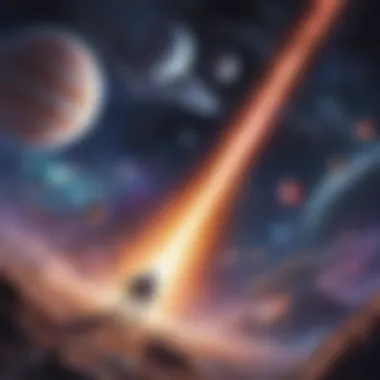 Galactic Learning Adventure An illustration of a space-themed educational game