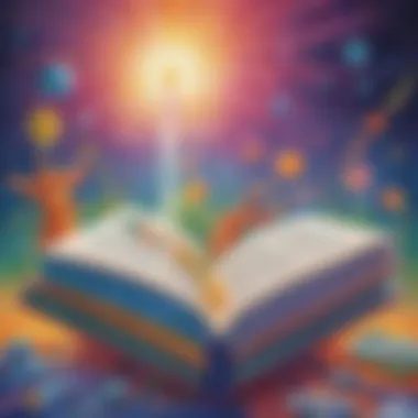 Sparkling Educational Book with Colorful Illustrations Sparkling Educational Book with Colorful Illustrations