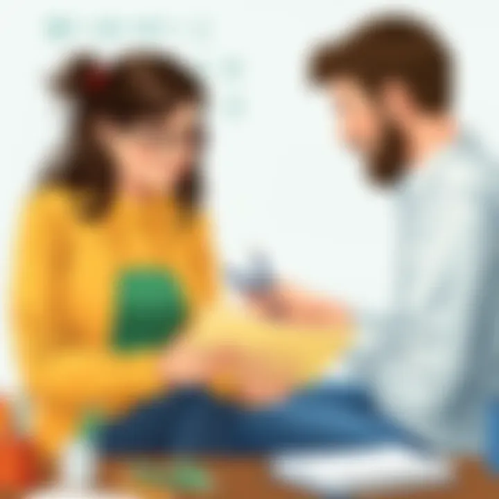 Parents and educators collaborating on math strategies