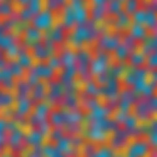Colorful Math Puzzle Pieces