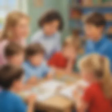 Engaging Phonics Activities Children engaging in phonics activities