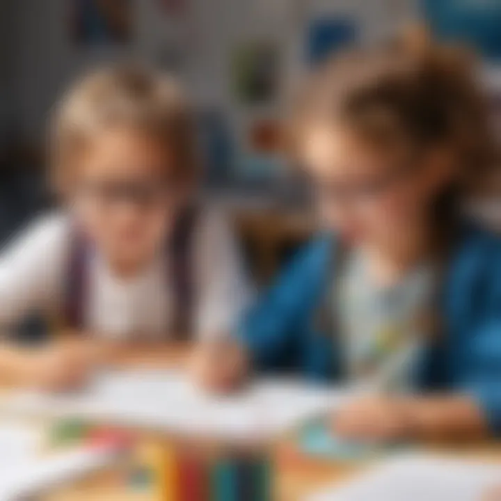 Kids participating in a creative arts session for self-expression