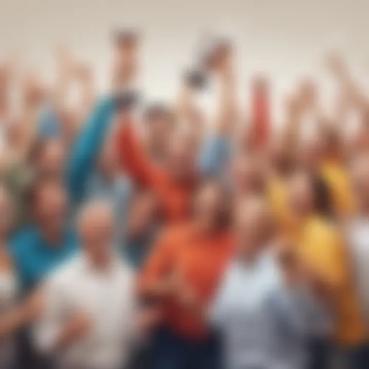 Participants celebrating their achievements after a successful team-building event.