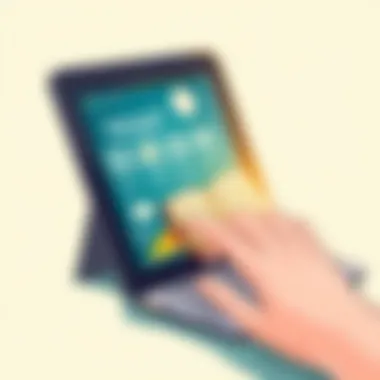Speed Reading Techniques on Digital Devices A visualization of speed reading techniques on a digital device