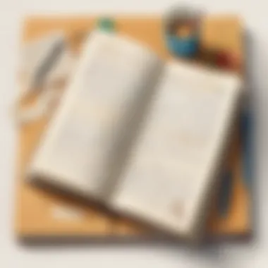 Notes of Thanks from Students An open book with written notes of thanks