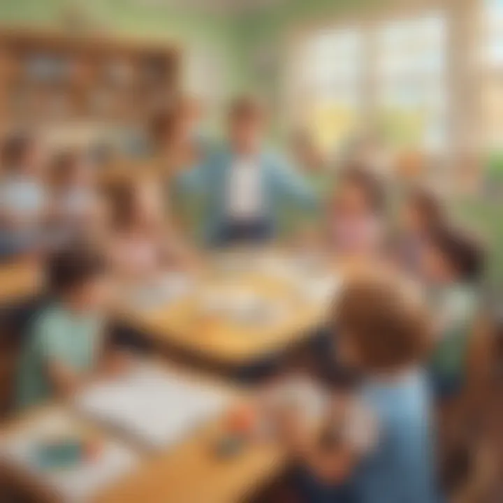 A classroom filled with playful interactions