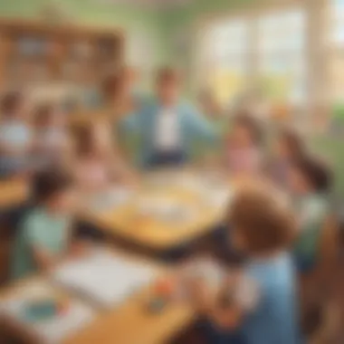 Engaging in Playful Interactions A classroom filled with playful interactions