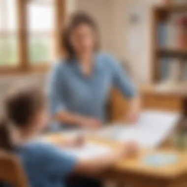 Effective Teaching Methods for the Letter U A teacher demonstrating letter U teaching methods